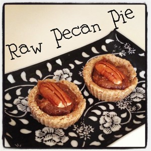raw pecan pie