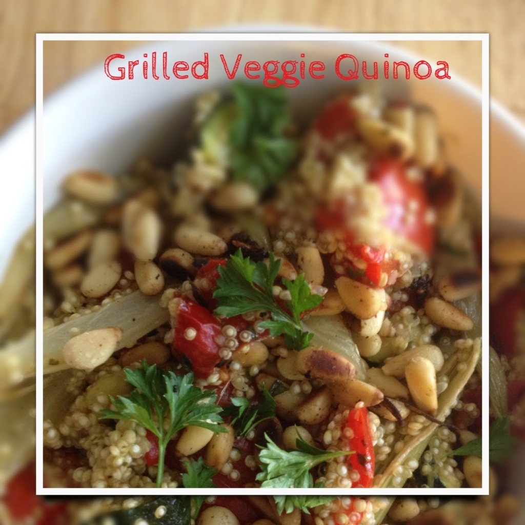 Vegetarian Step-by-Step Grilled Veggie Quinoa